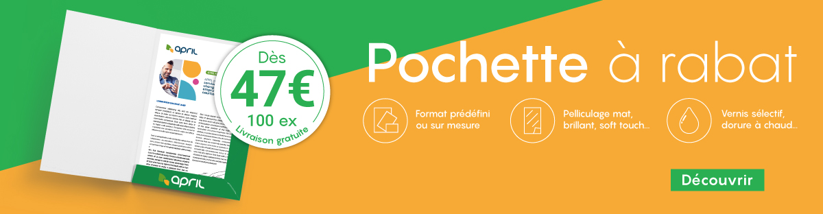 Pochette  rabat